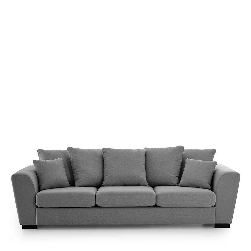 Graues Sofa Dreisitzer mit Armlehnen - Ionesa