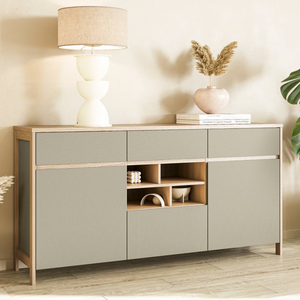 Arbeitszimmer Möbelset im Scandi Chic - Promo (dreiteilig)