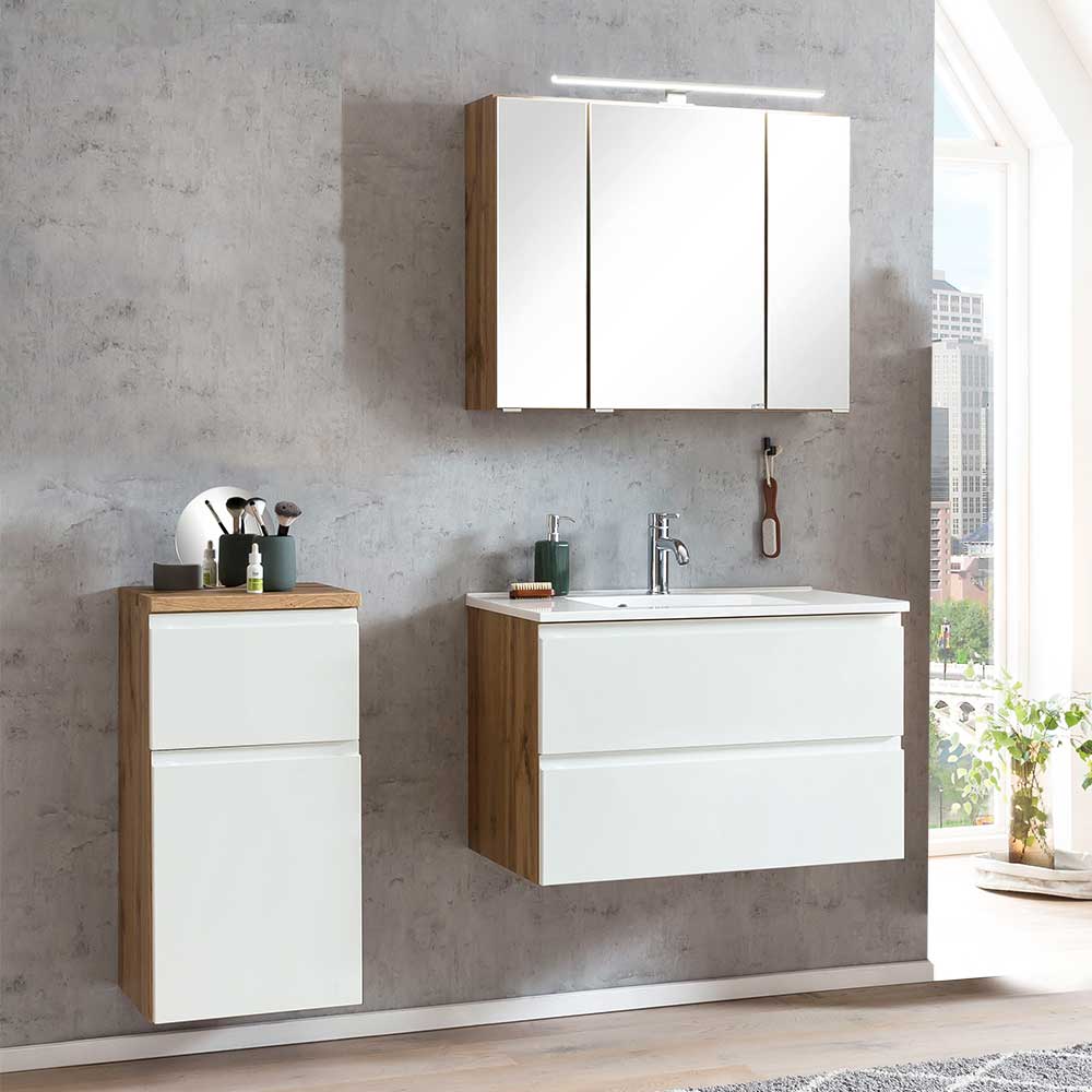 Badezimmer Waschtisch & Unterschrank - Eight (dreiteilig)