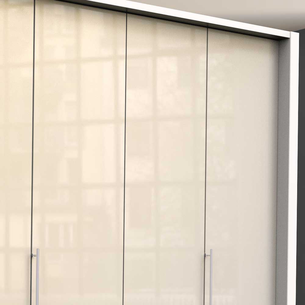 Kleiderschrank für modernes Schlafzimmer in Creme - Zidarie