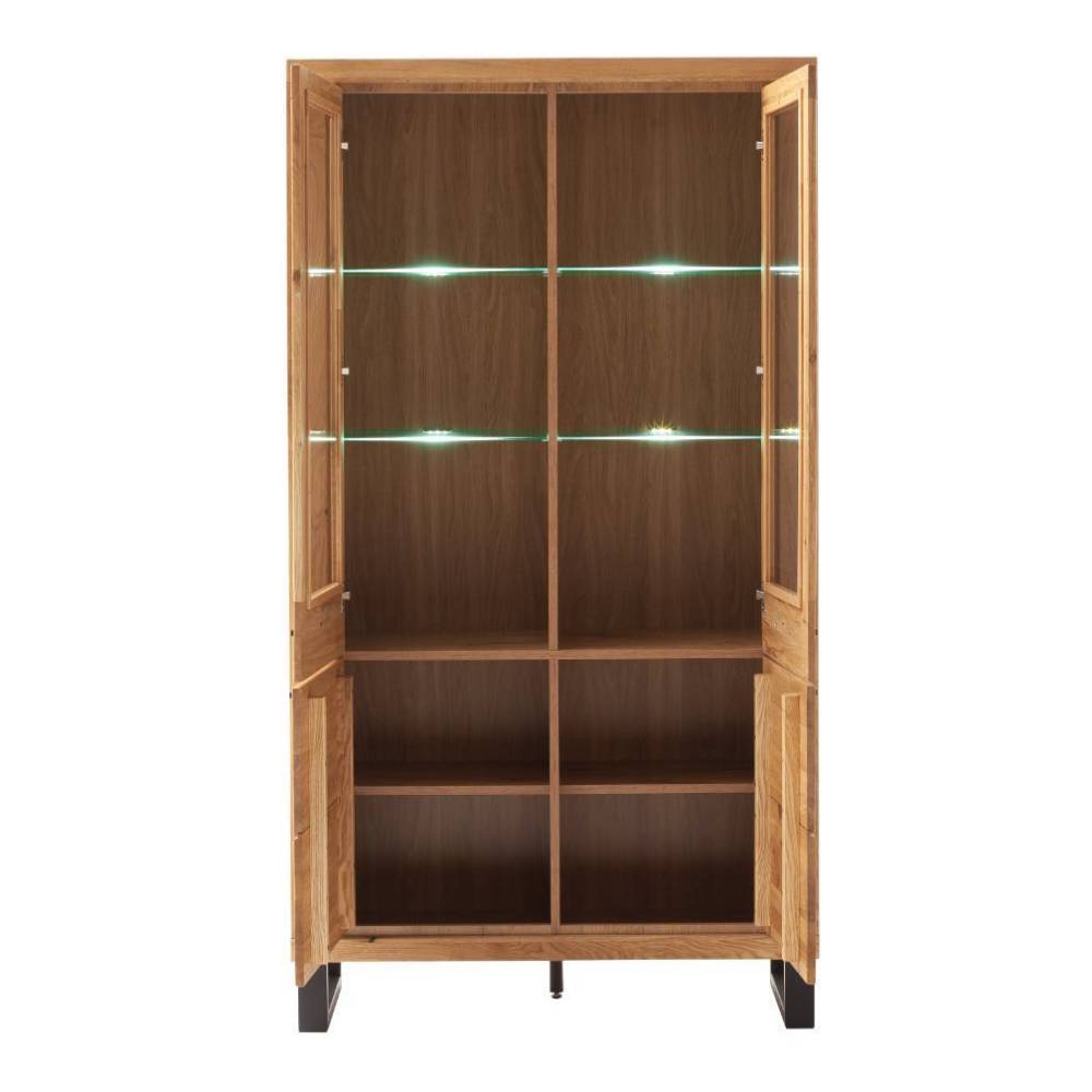 Moderne Vitrine in Wildeiche - Scarlett