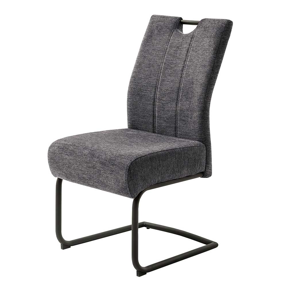Federkern Polsterstühle mit Schwingfuß - Sanjuas (2er Set)