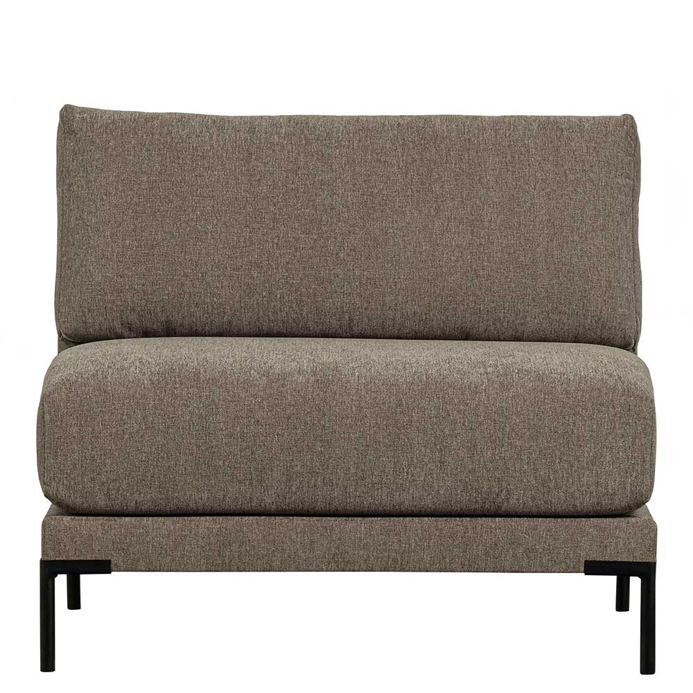 1-Sitzer Couchmodul in Taupe Stoff - Birte