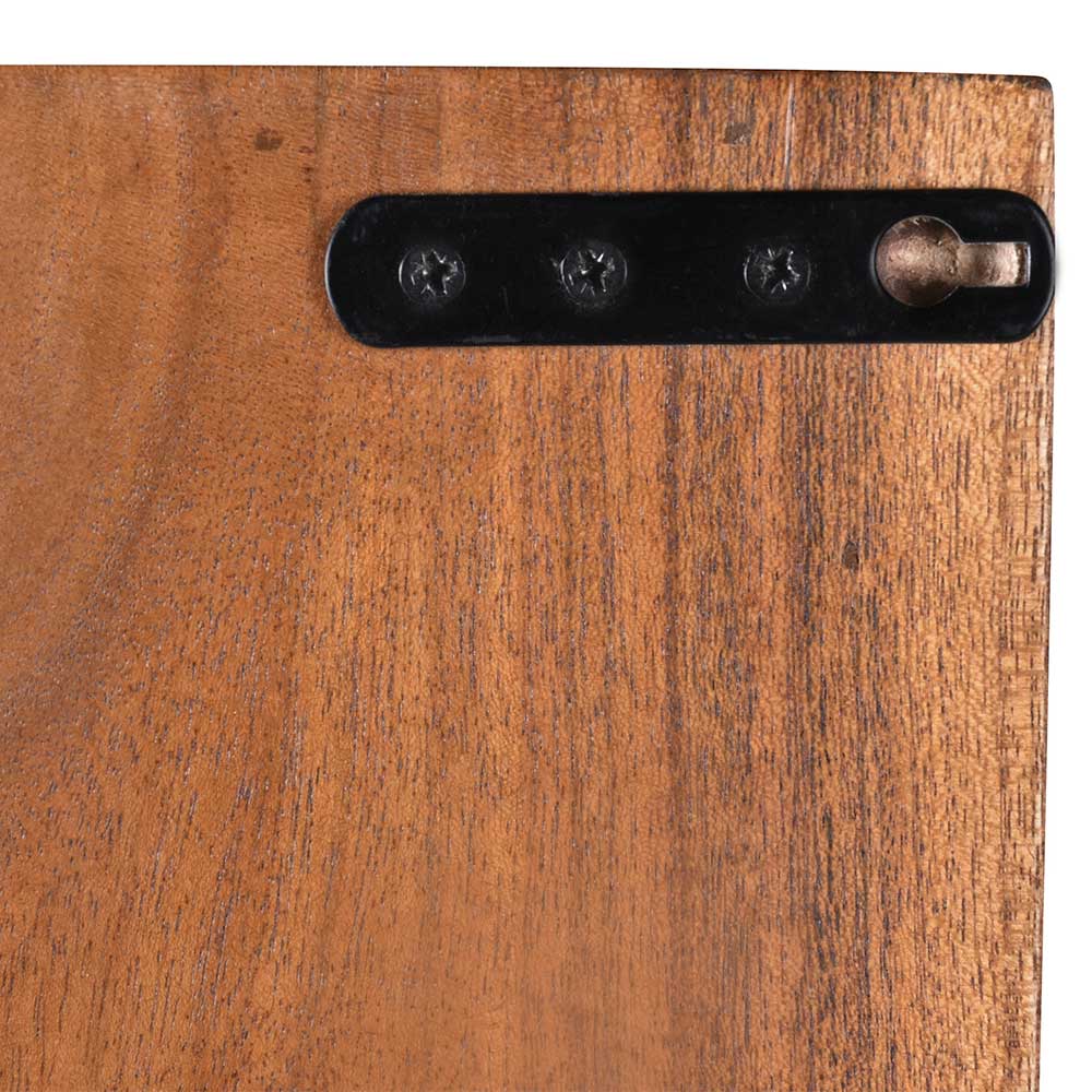 Design 4 Haken Wandgarderobe aus Akazie massiv - Magona