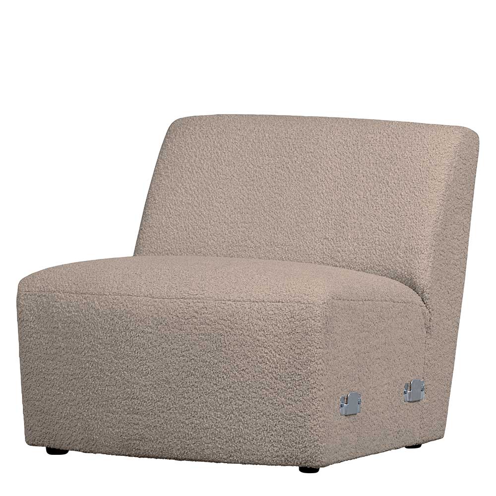 Systemsofa Modul in Beige Boucle - Viticco