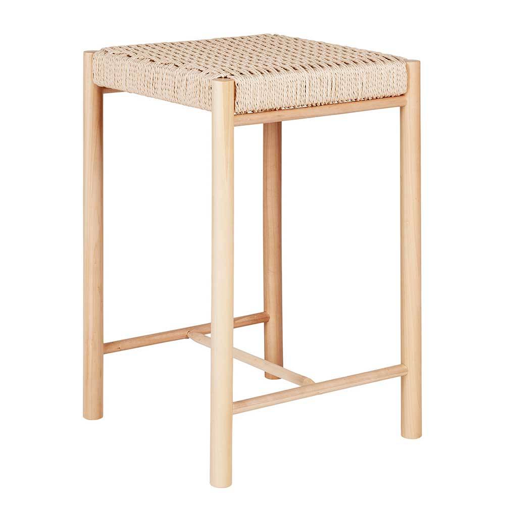 Skandi Barhocker quadratisch 42x42 cm - Puvina