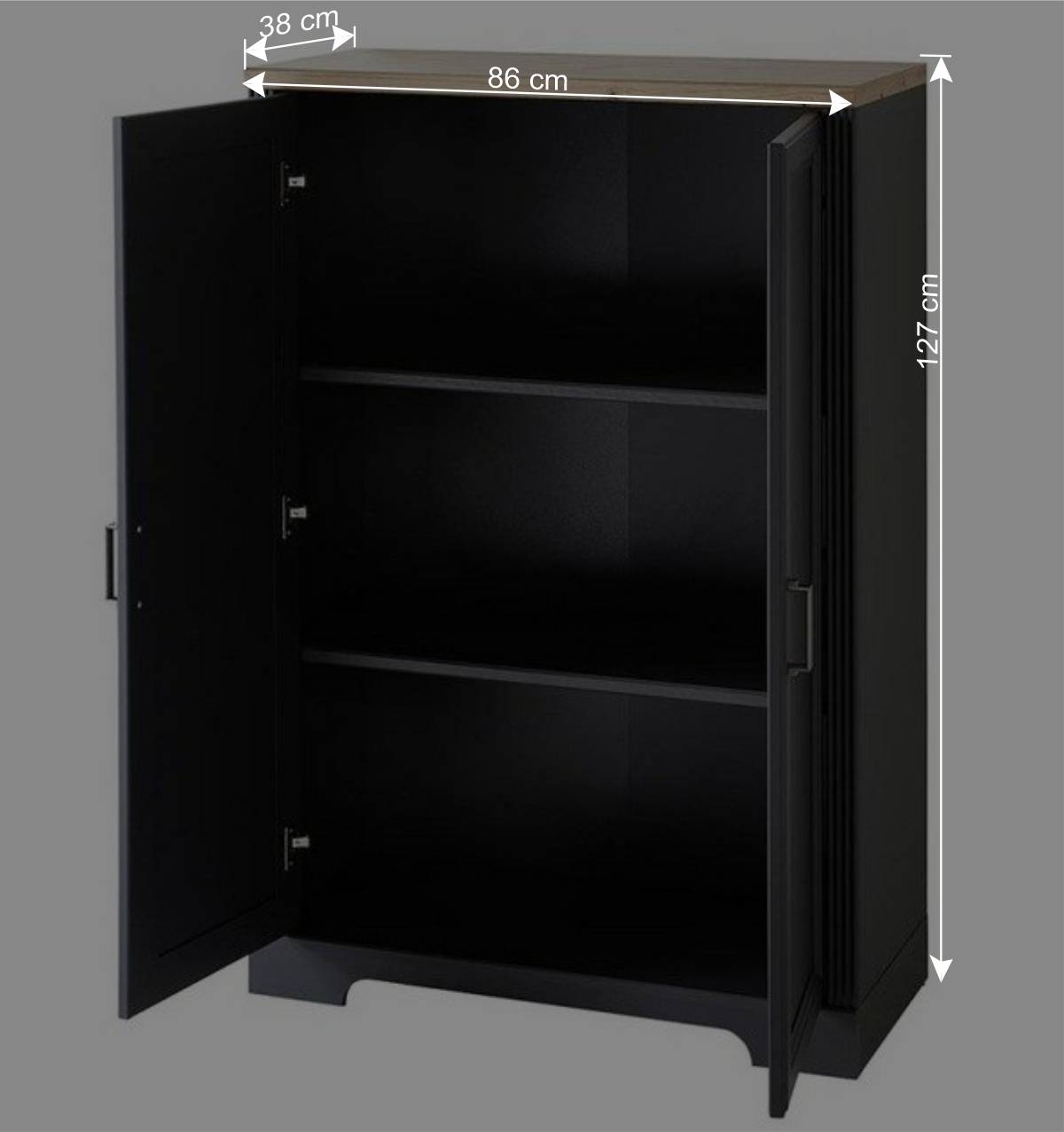 2-türiger Aktenschrank Modern Country - Joe