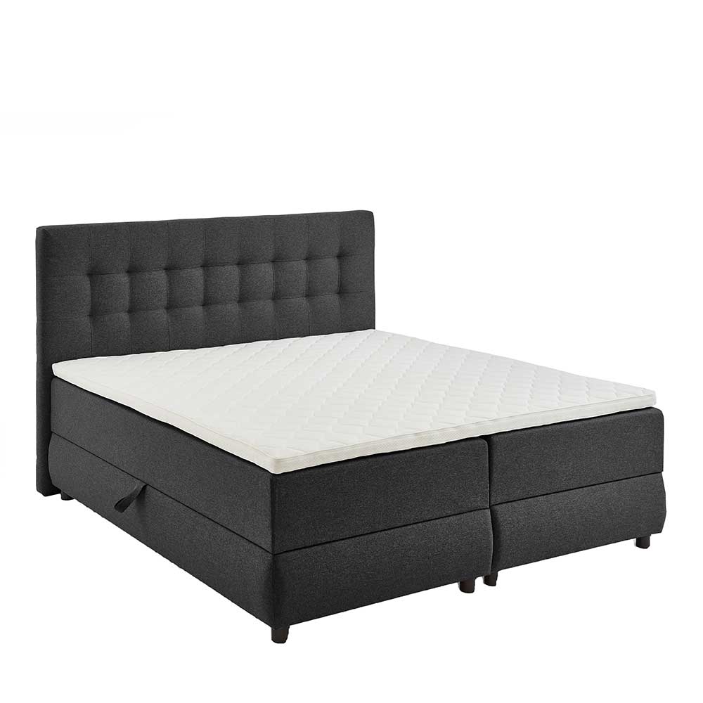Box Stauraumbett mit Topper - Lavasa