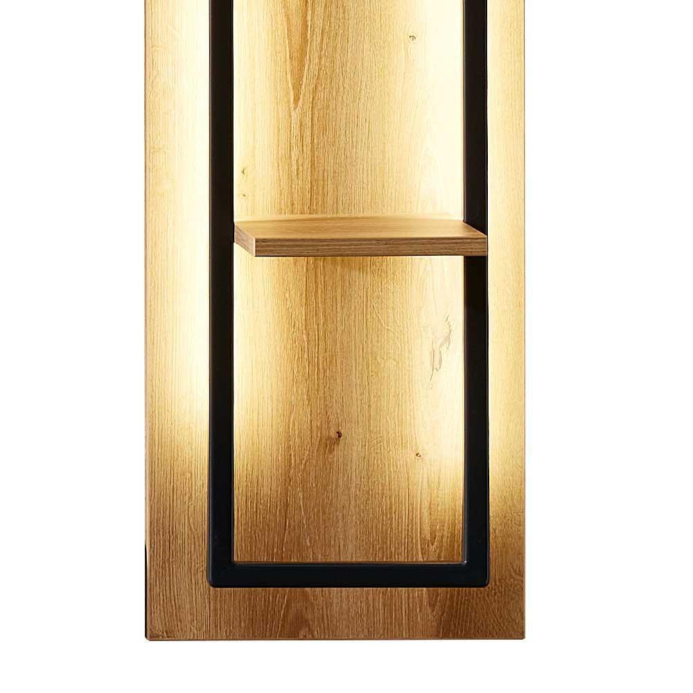 30x130x18 Design Wandregal mit drei Böden - Elprisca