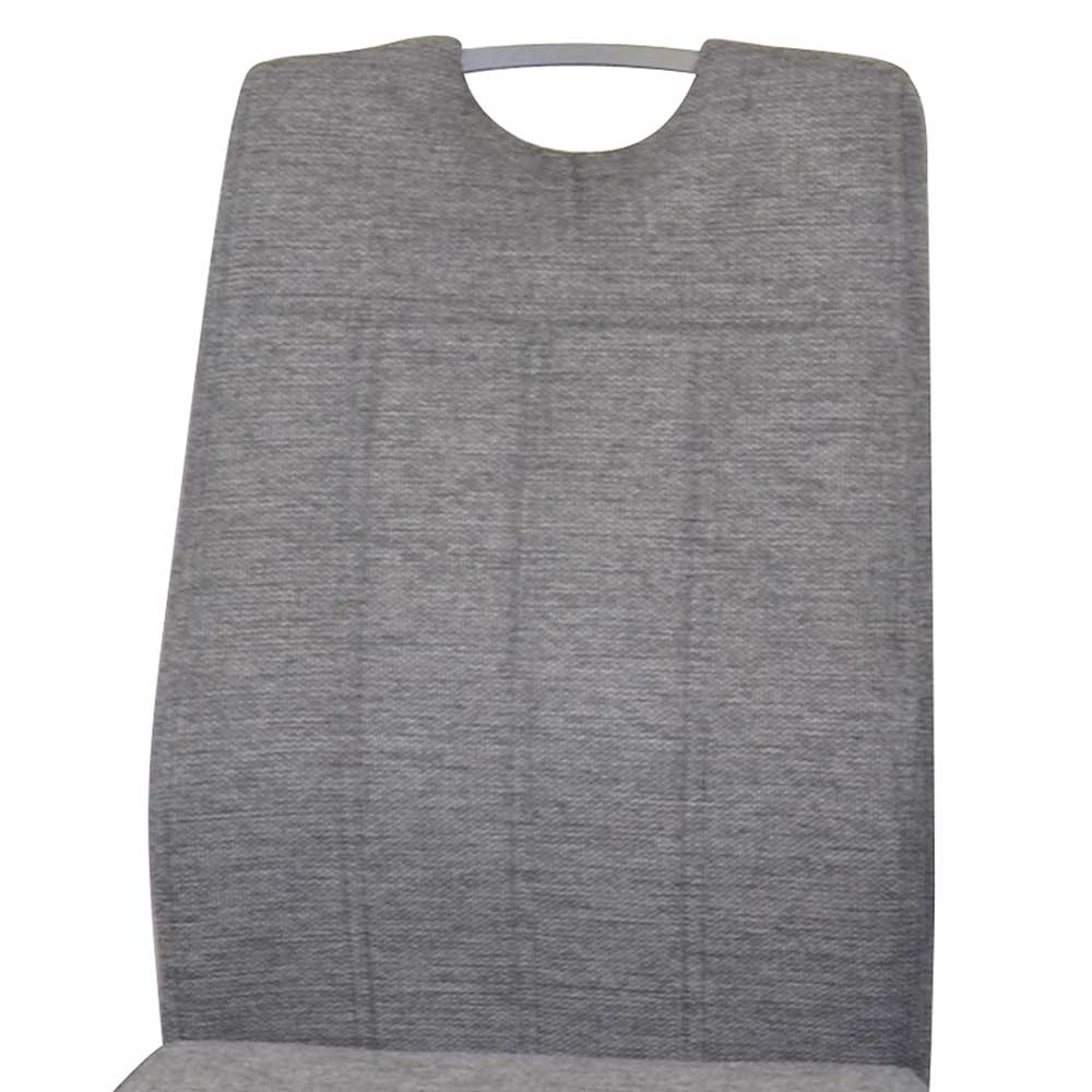 Freischwinger mit hoher Lehne in Anthrazit - Ray (4er Set)