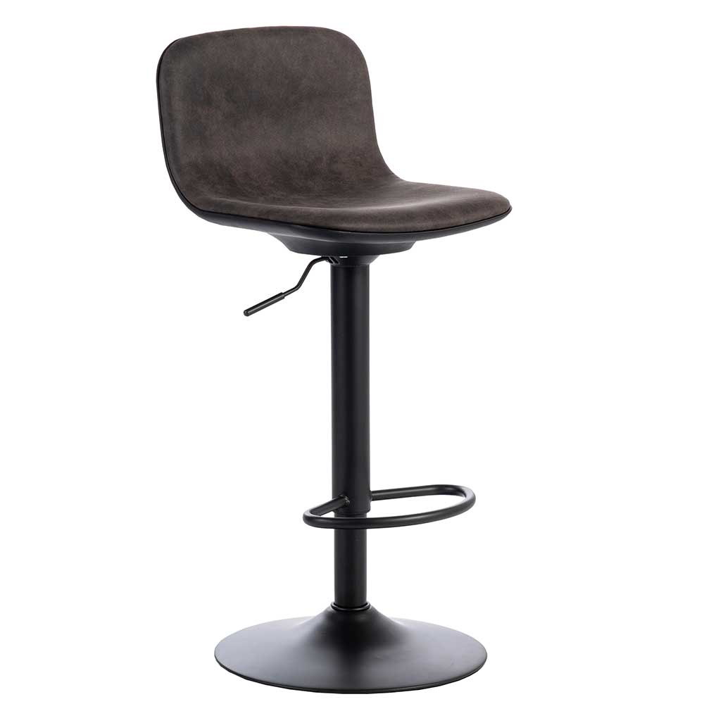 Moderne Stühle für Bar in Grau - Yumagno (2er Set)