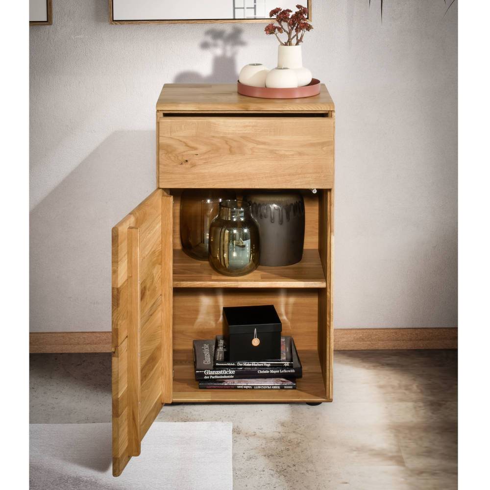 Moderne Wildeiche Kommode 52x89x40 cm - Feanor