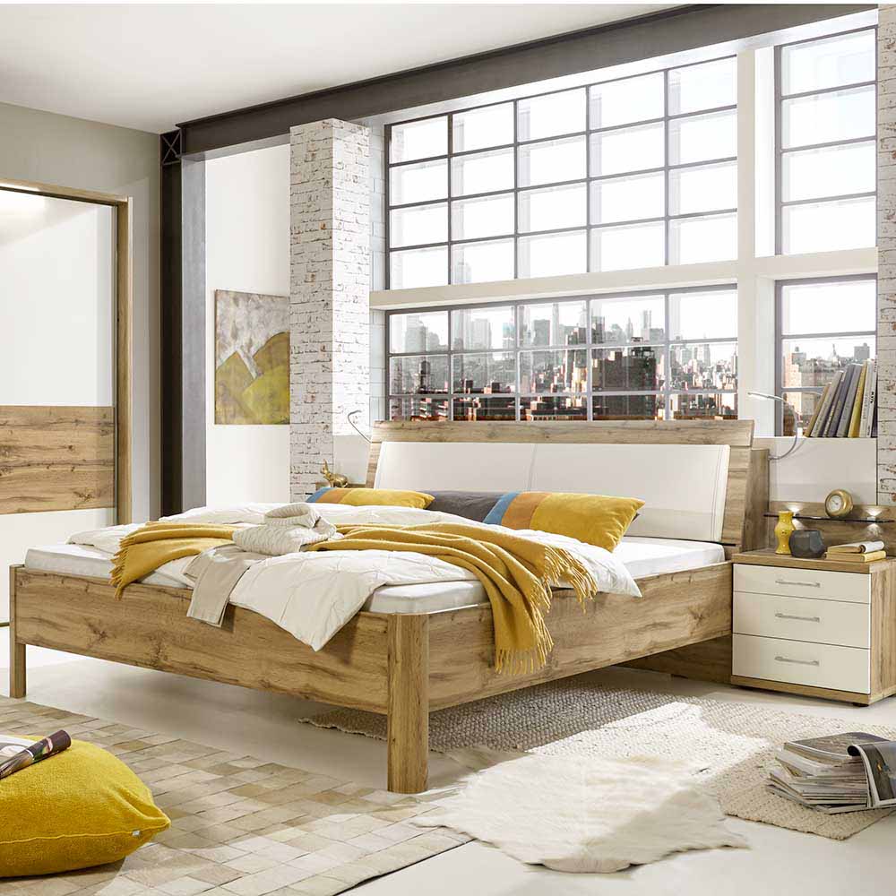 Schlafzimmermöbel Neriman mit Stauraumbett (vierteilig)