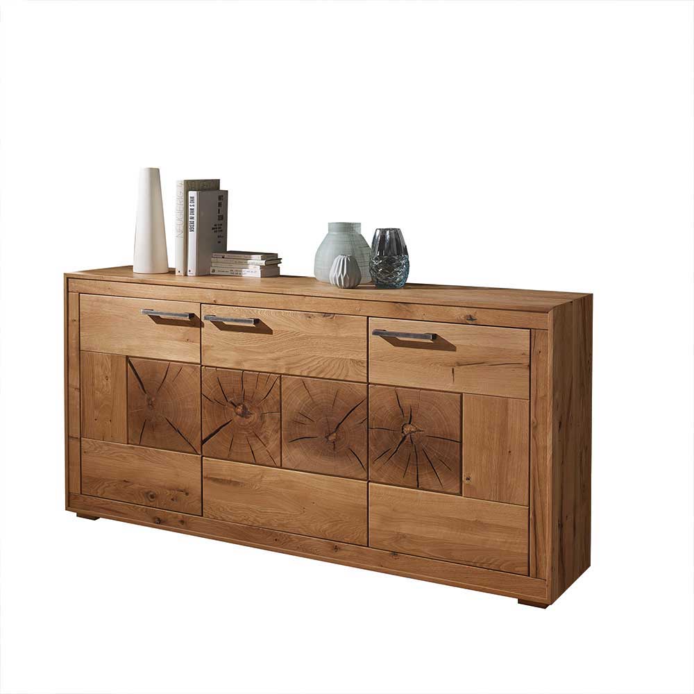 Wildeiche Sideboard Troncon in 171 cm Breite