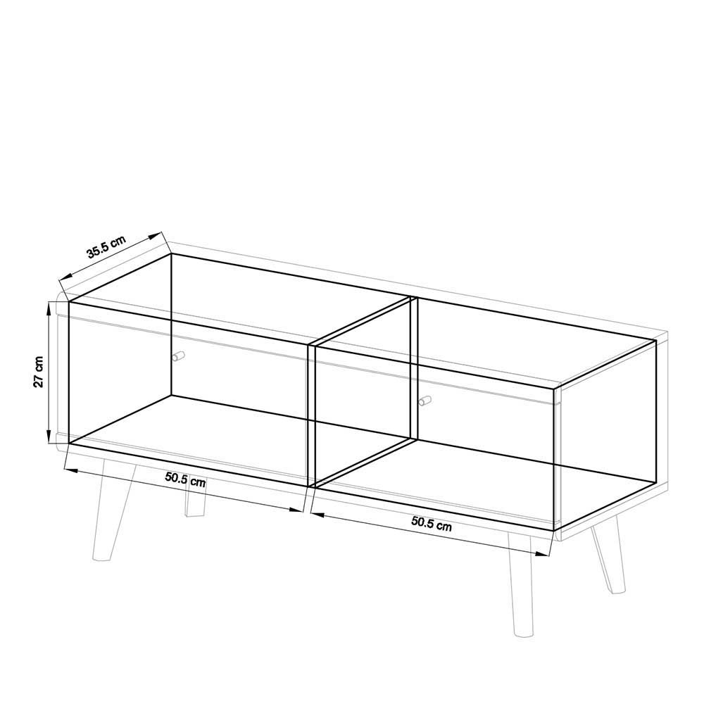 Set Wohnzimmer Schränke & Regal - Cablos (vierteilig)