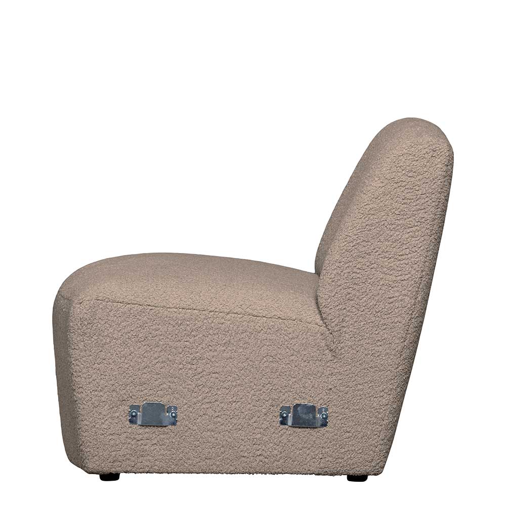 Systemsofa Modul in Beige Boucle - Viticco