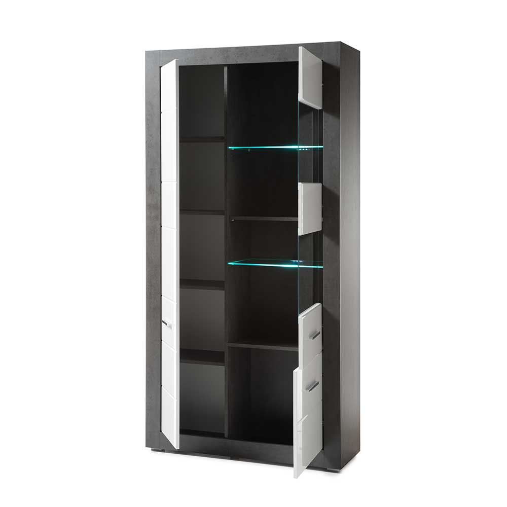 Wohnzimmer Schrank Set & Wandboard - Istensa (vierteilig)