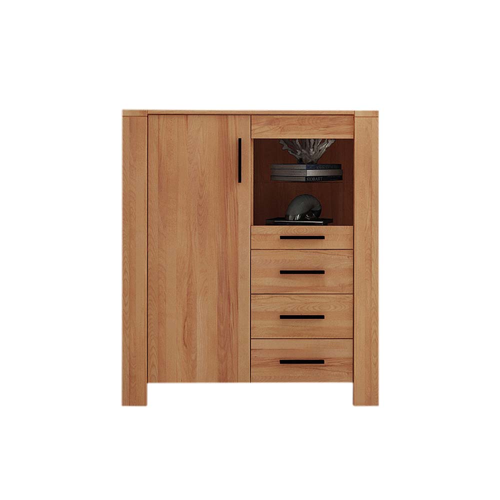 Highboard Kommode Mosniak aus Kernbuche Massivholz