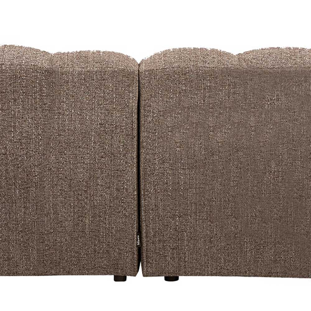 Wohnzimmer Couch in Dunkelbraun Melange - Annatto