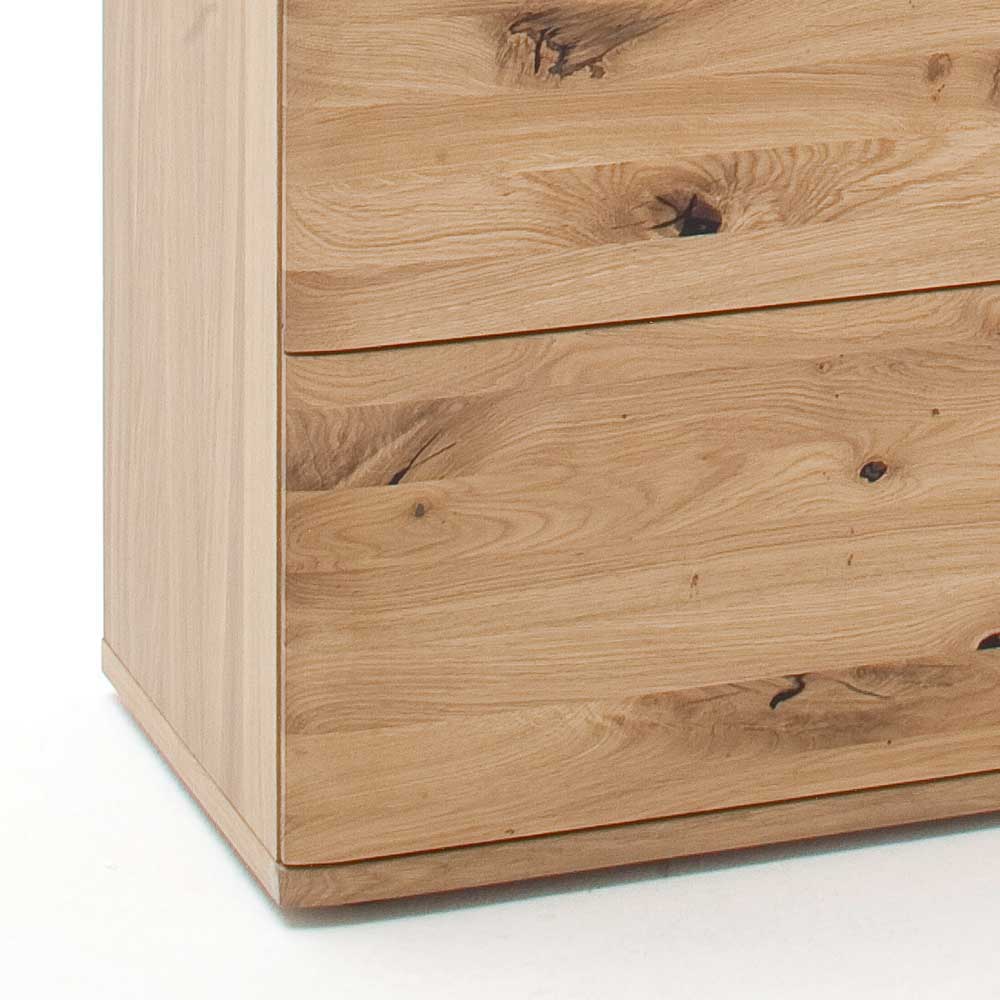 Echtholz Sideboard in Eiche Bianco - Crokas