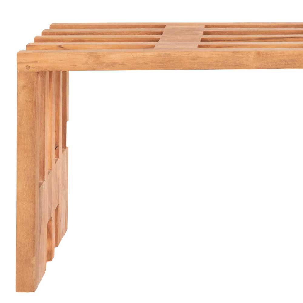 90x49x30 cm Design Sitzbank aus Teak Massivholz - Lakosion