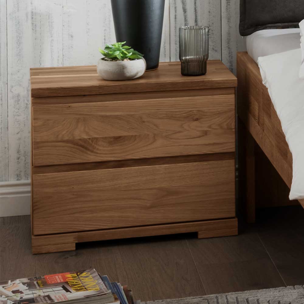 Doppelbett & Nachttische Set - Esvilda (dreiteilig)