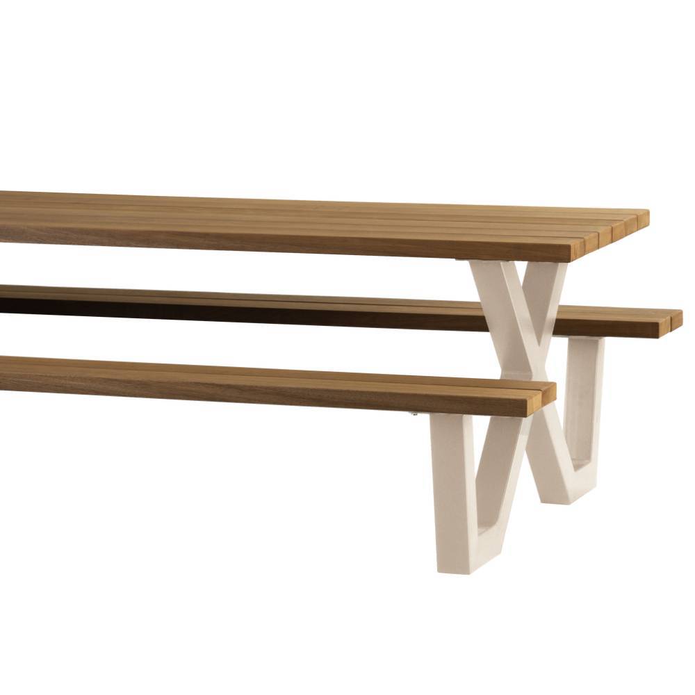 Picknicktisch aus Abachi Holz - Masicuri