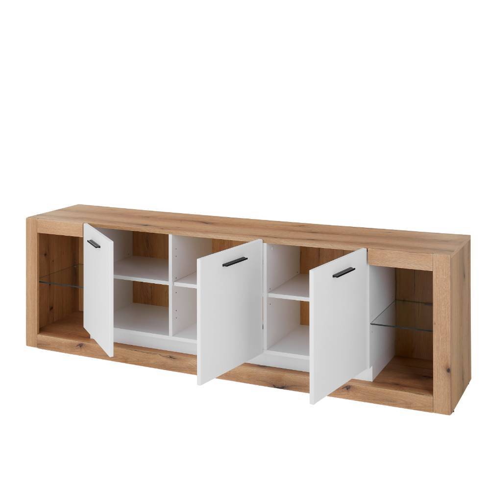 TV Anbauwand Set - Adejano (vierteilig)