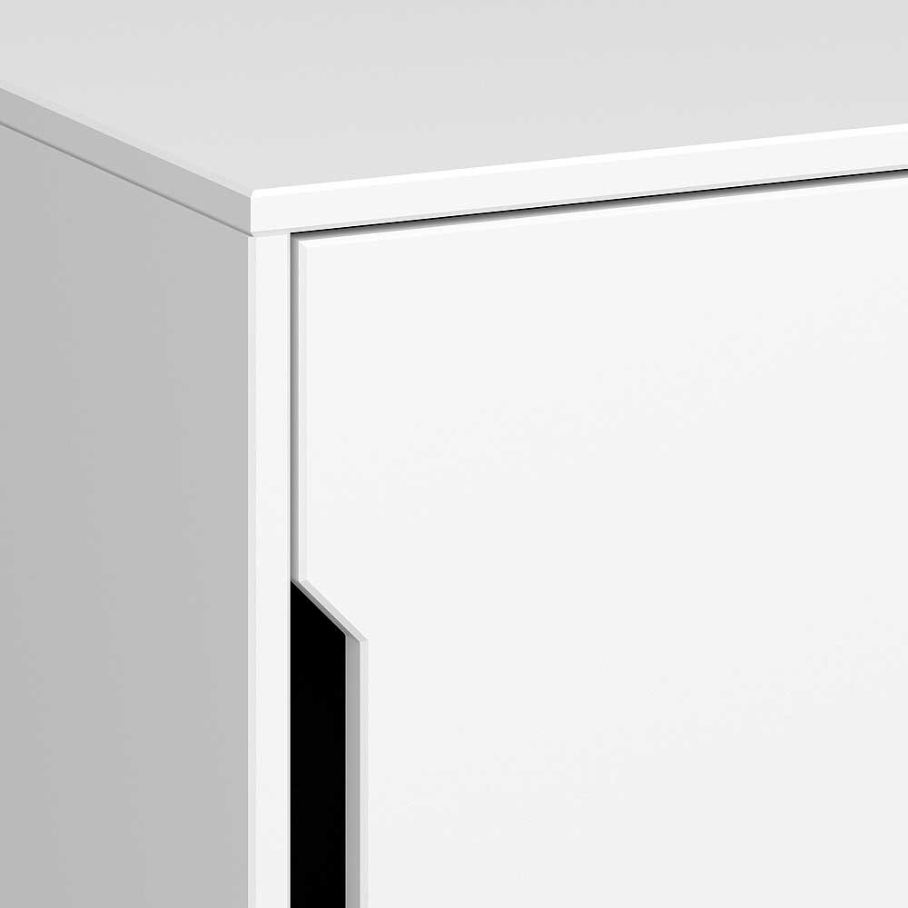 Weißer Nachtschrank im Skandi Design - Naidlas