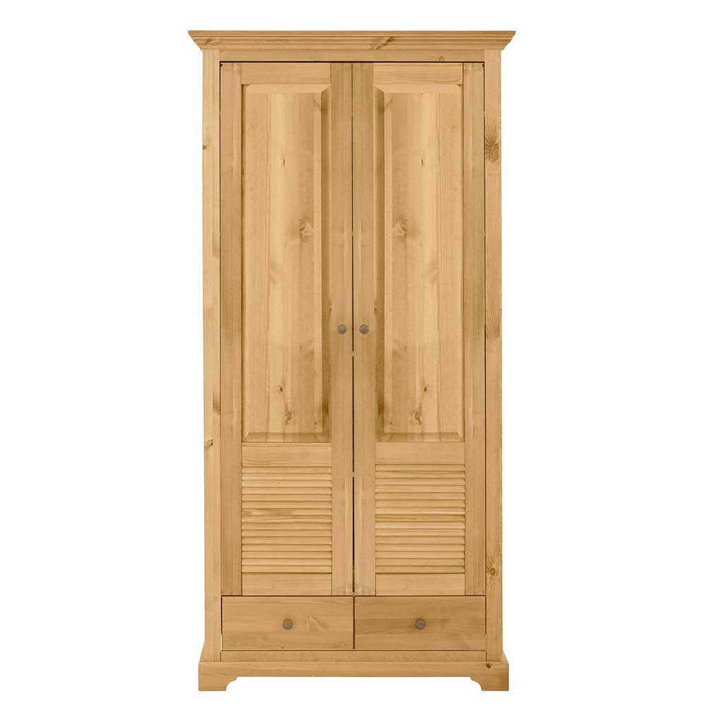 Flurschrank im Landhausstil mit 2 Türen & 2 Schubladen - Zavieca