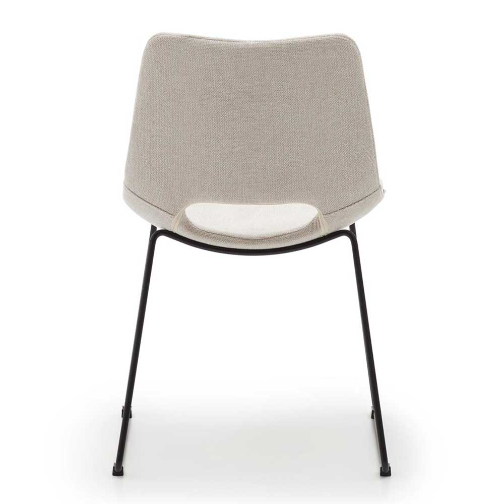 Stühle aus Webstoff Beige - Silciano (2er Set)