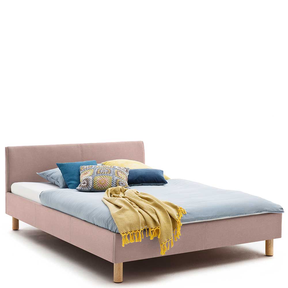 Skandi Stoffbett in Rosa - Gabrun
