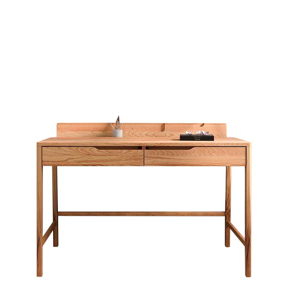 Massivholz Schreibtisch aus geölter Kernbuche - Lana