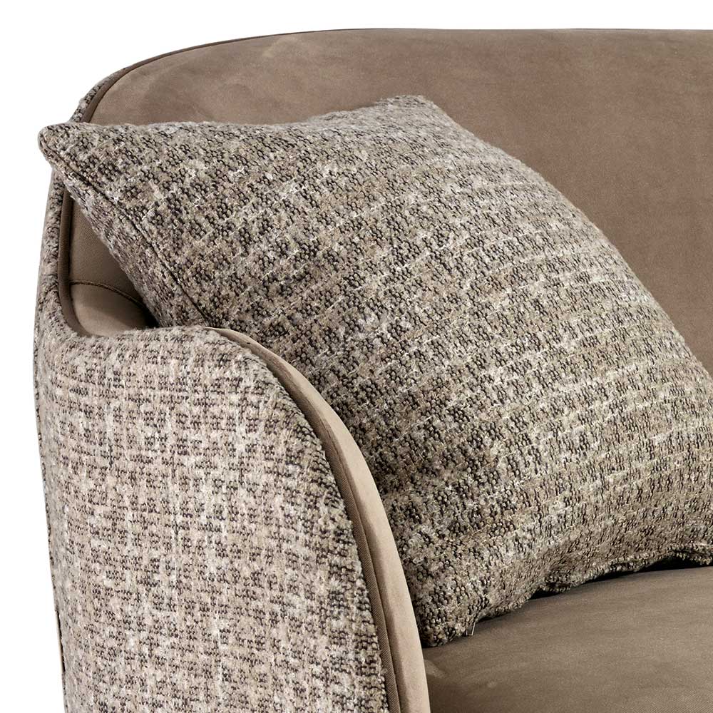 Design Zweisitzer in Beige und Hellbraun - Maria