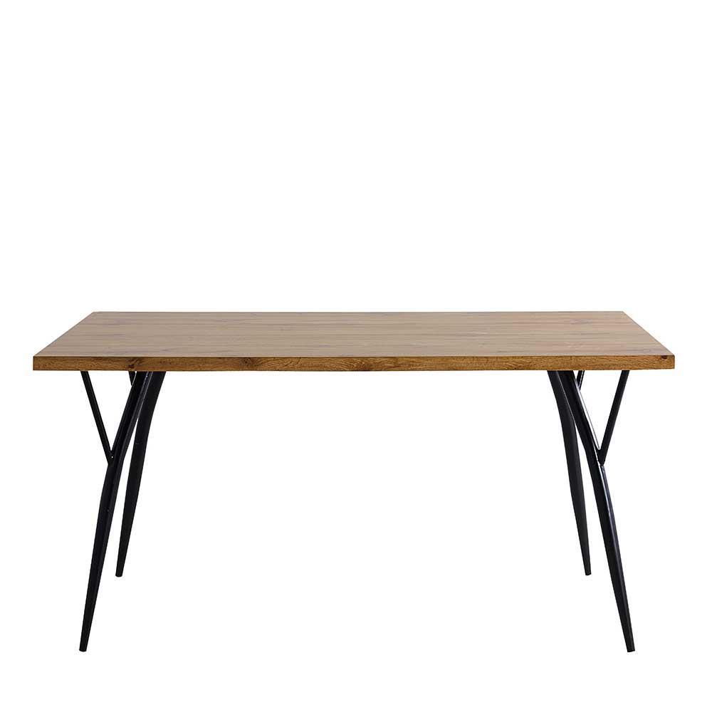 150x90 Skandi Designtisch in Eiche Dekor - Euskal
