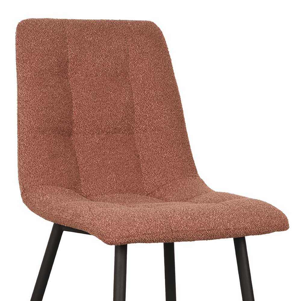 Stuhl in Terracotta und Schwarz - Orthos