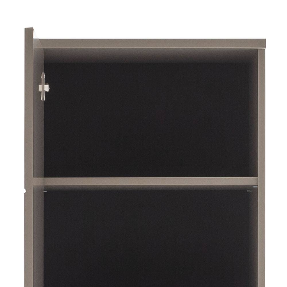 TV Anbauwand Möbel in Grau - Teorina (dreiteilig)