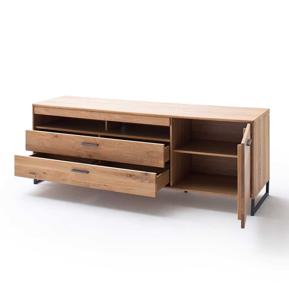 TV Schrank aus Eiche Bianco geölt - Assela