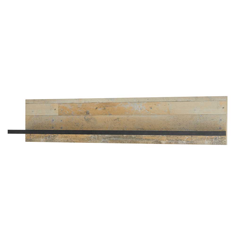 Hängeboard in Holz verwittert & Anthrazit - Garisa