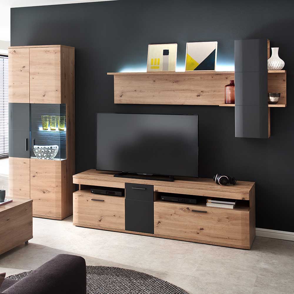 Topp Design Anbauwand Set - Vecenda (dreiteilig)