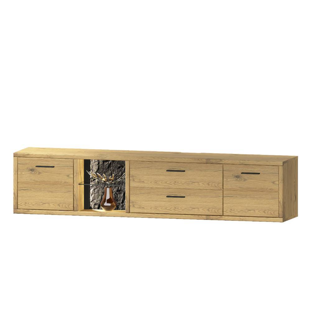 Design-TV-Anbauwand Set - Friburgo (dreiteilig)