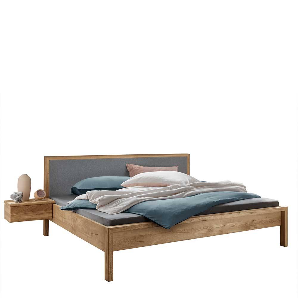 Holzbett aus Wildeiche in 140x200 cm - Martinez