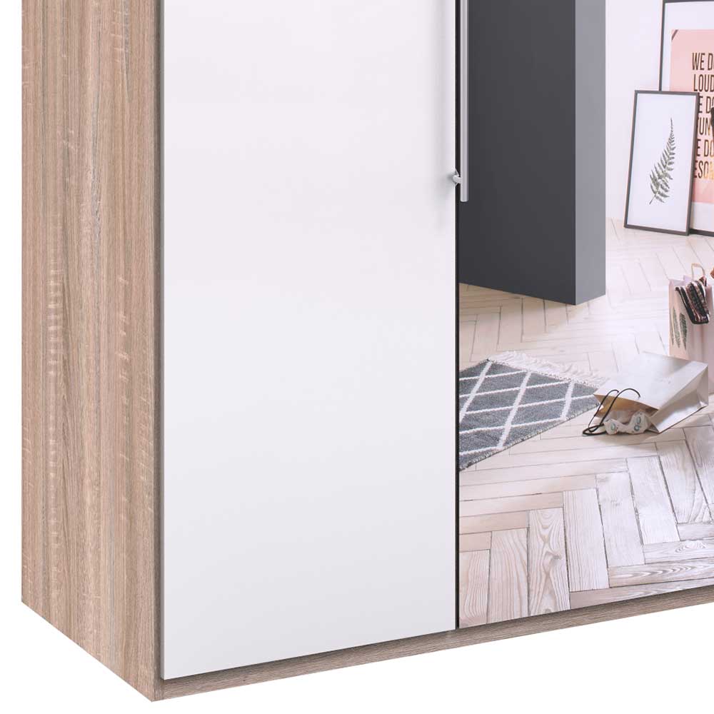 Schlafraum Kleiderschrank mit Spiegel - Bosays