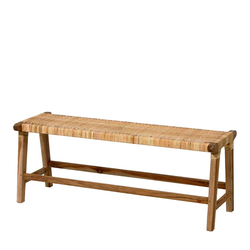 Bank aus Rattan Geflecht & Teak Holz - Thani