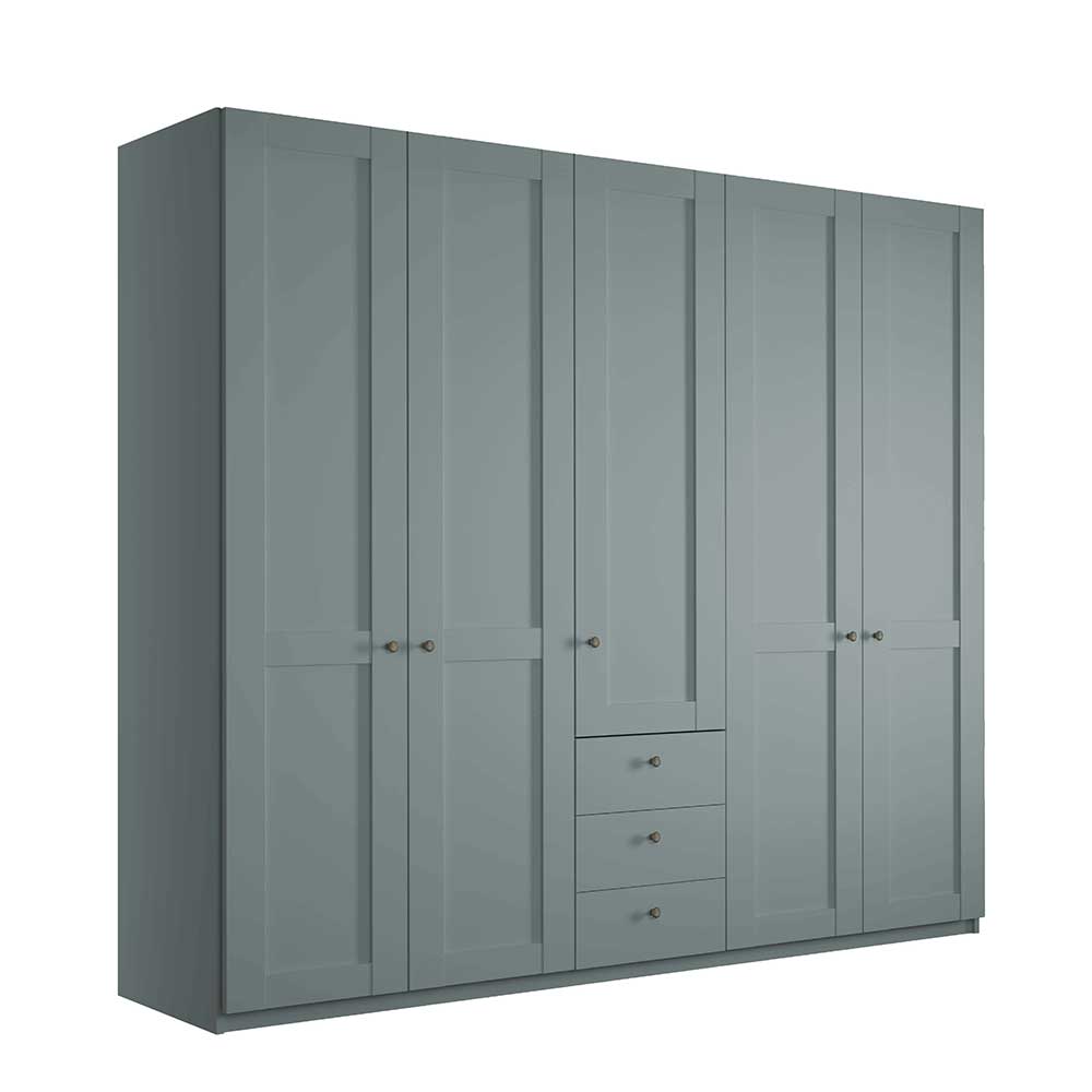 Schlafzimmer Kleiderschrank in Graugrün - Rajavo