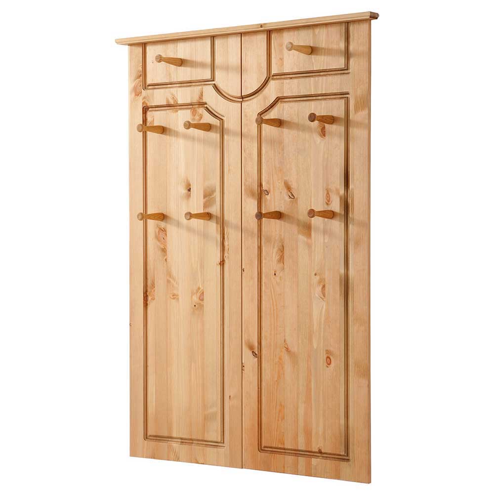 Massives Dielenmöbel Set im Landhausstil - Edranov (vierteilig)