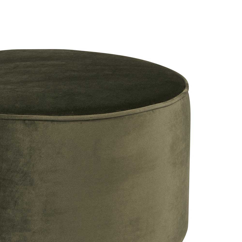 Pouf Rai in Dunkelgrün