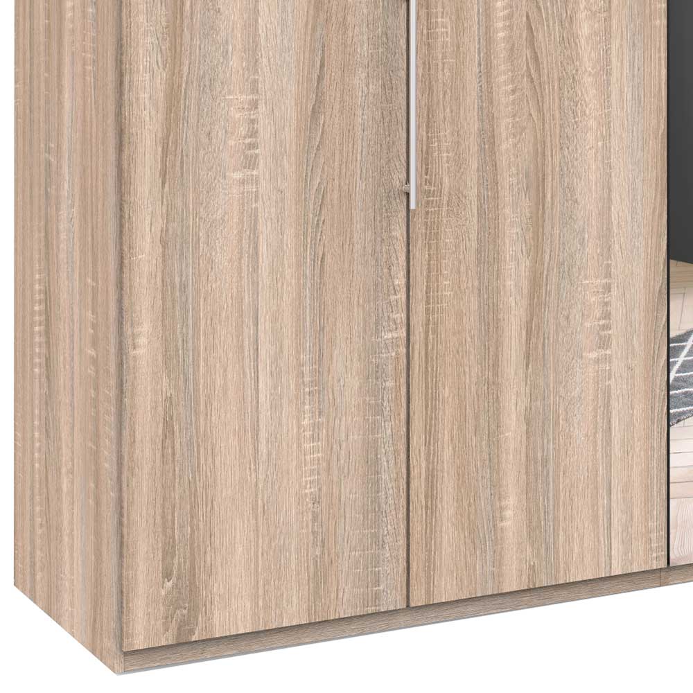 3-türiger Falttüren-Schlafzimmerschrank 300cm - Zayun
