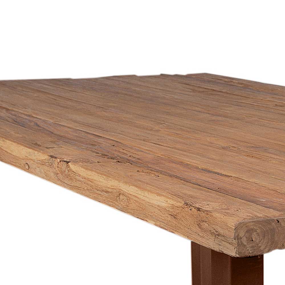 Recyclingholz Teak Esstisch mit Bügelfüßen - Manukau