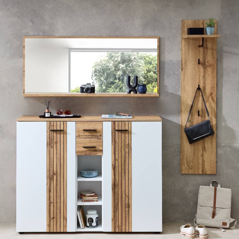 Dielenmöbel Set modern - Lavine (dreiteilig)